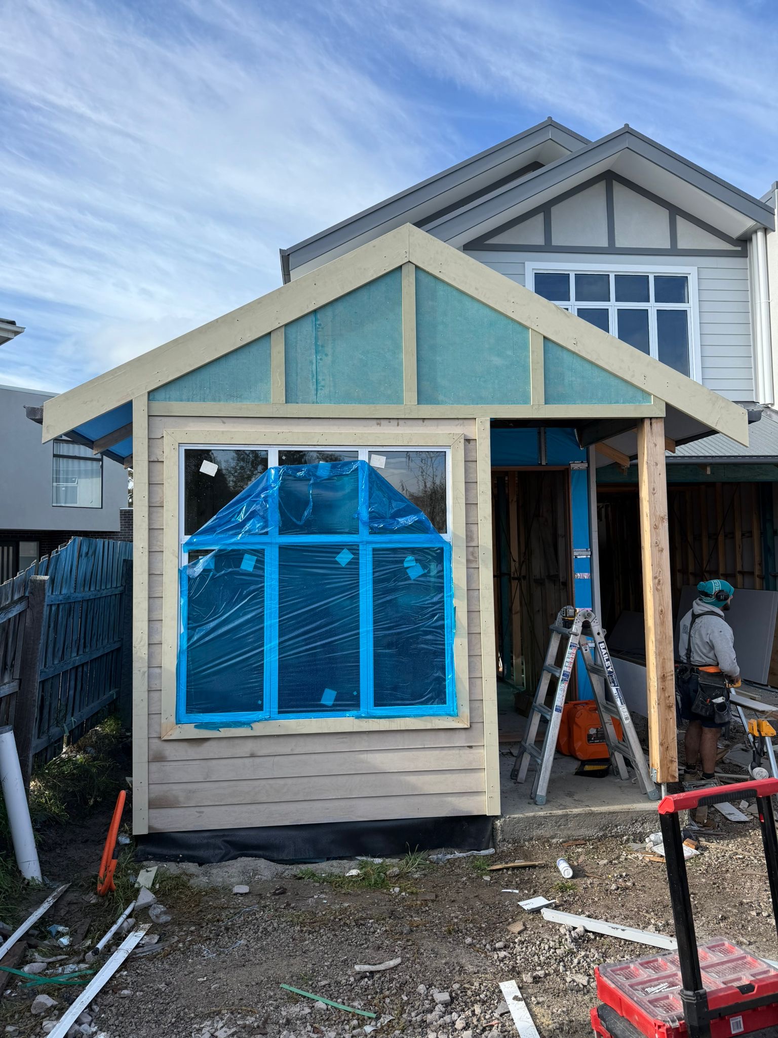 Extension and addition exterior